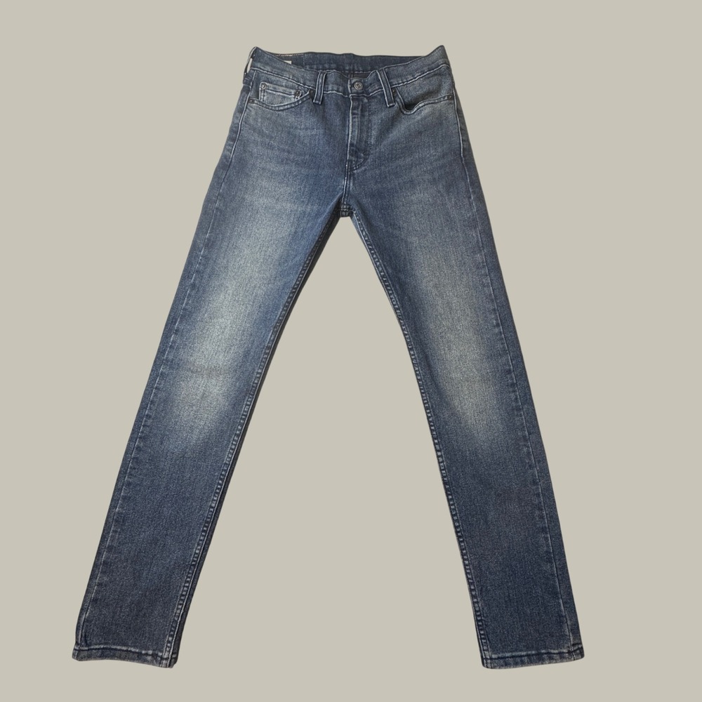 Levi's 510 Jeans Mens 29x32 (30x30) Skinny Blue WaterLess Denim Stretch Pants